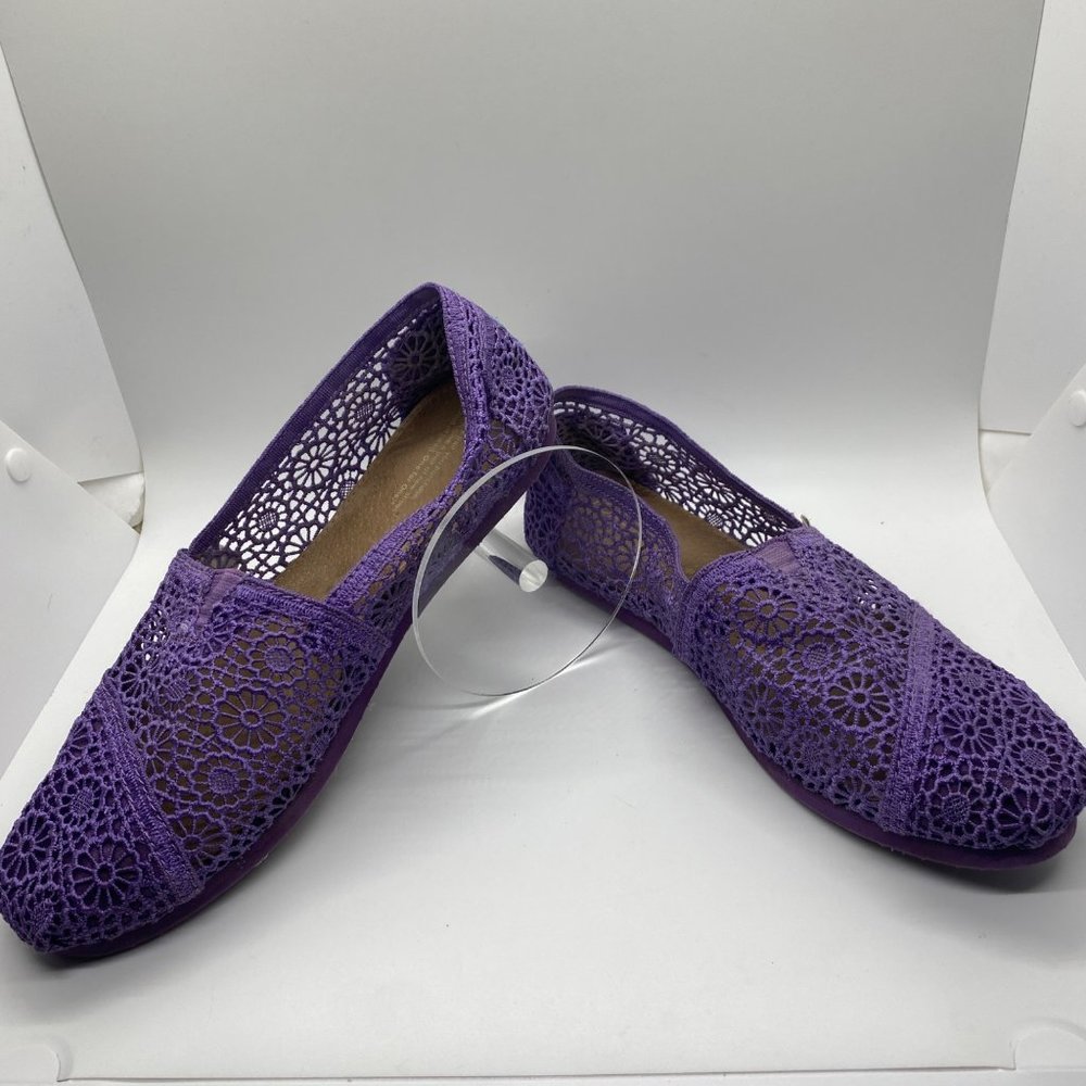 Toms Purple Lace Shoes